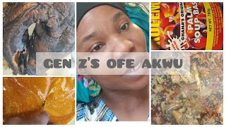 I made the DIASPORAN OFE AKWU||The Gen Z Method