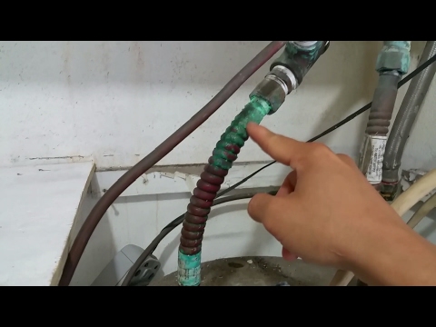 Fix or replace corroded leaking water heater pipes Fix or replace corroded leaking water heater pipes