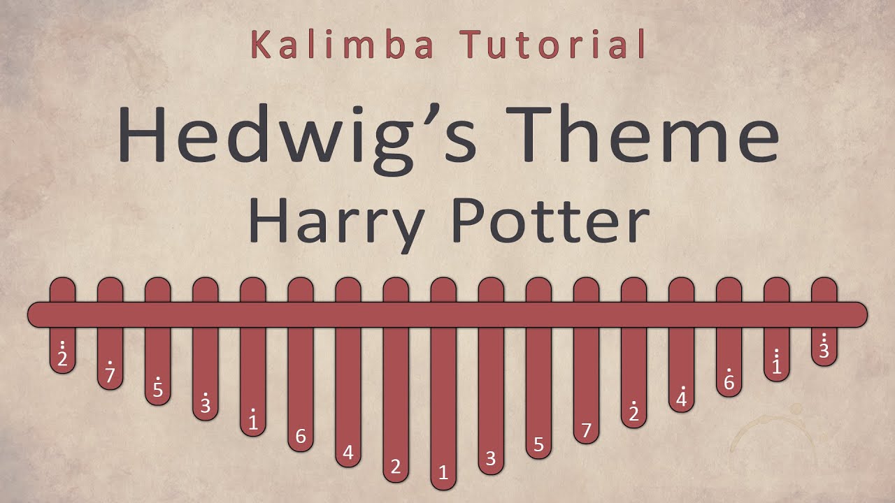 Harry Potter (Hedwig's Theme) | Kalimba Academy Tutorials - YouTube