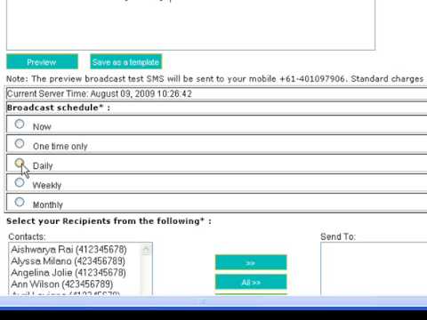 How to send SMS to Multiple Numbers How to send SMS to Multiple Numbers