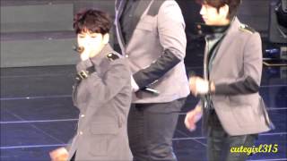 (Fancam) 140629 Lotte Fanmeet   Super Junior Mr simple (Eunhyuk and ryeowook focus)