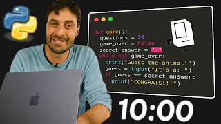 Stanford Professor Codes a Python Game in 10 Minutes