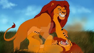 evil mufasa vs simba
