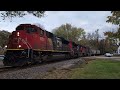 Canadian National Railway's G870 Loaded Adm Grain Train @ Belleville, Il On St. Louis Sub 10/31/22
