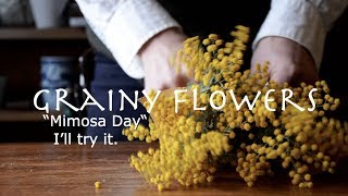 “Mimosa Day“ 　I’ll try it.【DIY】