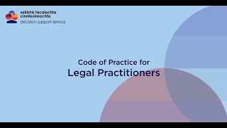 DSS Code of Practice: Legal Practitioners