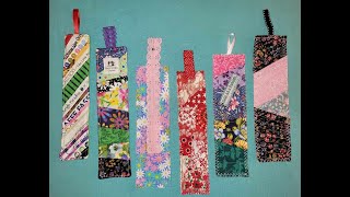 Scrap Fabric Bookmarks