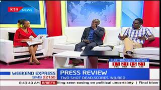 NASA presidential candidate Raila Odinga set to jet back as Anti-IEBC Demos continue: Press Review 1