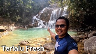 SUNGAI PANDAN WATERFALL Sangat Cantik | Port Cun Bawa Family Mandi-Manda