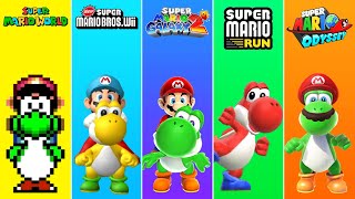 Evolution of Yoshi in Super Mario Games (1990-2022)