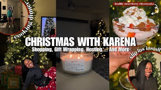 Moving Vlog | Cozy Holiday Vlog, Christmas Shopping, Wrapping Gifts, Cooking | KaRena Lee