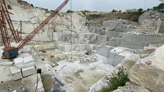 Indian Marble Mine / Mining Process Talai White Pattern Rajsamand Rajasthan