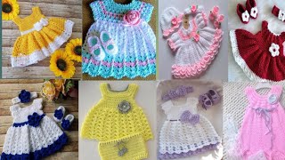 Crochet Baby Girl Frock Design 2024/Crochet Dress For Princess