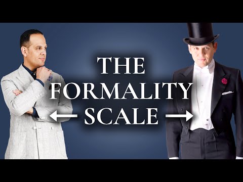 The Formality Scale: How Men's Clothing Ranks From Formal to Informal