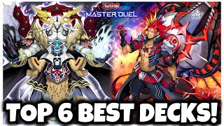 TOP 6 BEST DECKS in MASTER DUEL!