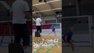 badminton new trick shots 世界第一安賽龍訓練 ViktorAxelsen #badminton