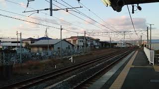 JR西日本 きのくに線 特急くろしお 紀三井寺駅通過