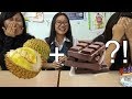Japanese Highschool Girls Trying Durian Chocolate & Malaysian Snacks!!