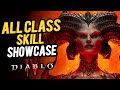 ALL CLASS SKILLS SHOWCASE - Diablo 4