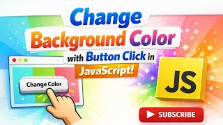 Change Background Color with One Click in JavaScript 😱
