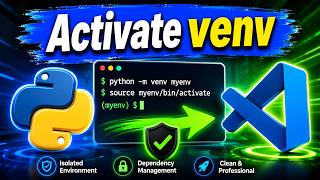 How to Create & Activate Python Virtual Environment in VS Code | Python venv Tutorial for Beginners