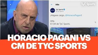 Horacio Pagani vs el CM de TyC Sports