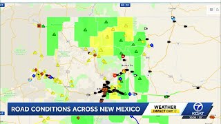Road conditions check in New Mexico