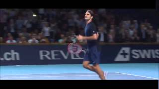 Roger Federer vs Rafael Nadal | ATP Basel 2015  Match point HD