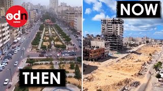 Dramatic Drone Footage Shows Mass Destruction in Gaza
