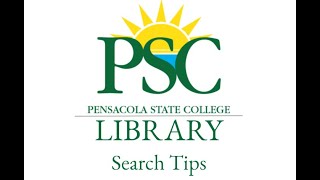Library Search Tips