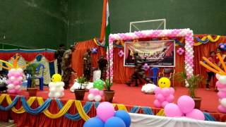 Indian Army performance at kuvempu university by MBA ( HRM) boys