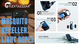 Flextail Light Repel battery less Mosquito Repeller.