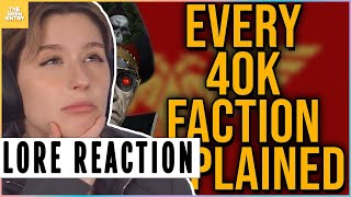 NOOB REACTS | Every Warhammer 40k Faction Explained
