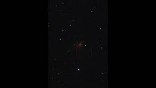 Advanced view of Triffid Nebula through a Stellina portable smart telescope (3/1/2025) #space #astro