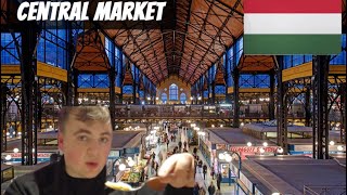 CENTRAL FOOD MARKET BUDAPEST 🥘🇭🇺