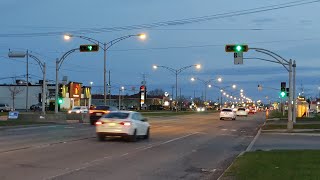 Mid-Block Horizontal Signals with Shaped Lenses on Blvd Taschereau in Brossard, Quebec!