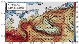 2019年7月3日までの黒潮「短期」予測