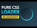 Create a Modern Circular Loading Animation with HTML & CSS (No JavaScript)