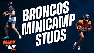 Bo Nix leads Broncos offensive standouts from minicamp | Orange and Blue Today [