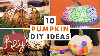10 Fall Decorated Pumpkin Ideas: Painted Pumpkin Ideas, Pumpkin Kegs and More!