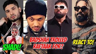 Badshah Trolled Raftaar For? Emiway React To? Honey Singh 100 Mili On? Reply On Shadi With Kr$na!