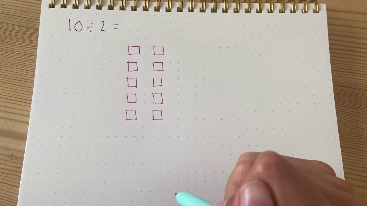 Year 1 Division Using Arrays Youtube