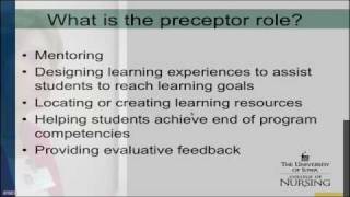 Capstone Preceptor Presentation
