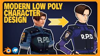 Remaking PS1 Character Models | Blender Study