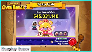 [Cookie Trials] Space Doughnut 545M l Cookie run: Ovenbreak