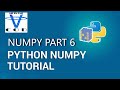 Python NumPy Tutorial #recipe6 | NumPy Array | Python Tutorial For Beginners | all in one code