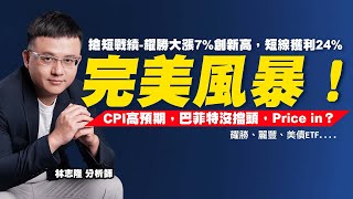 理周TV-20230215盤後-林志隆 股動人生／搶短戰績-耀勝大漲7%創新高，短線獲利24%完美風暴！ CPI高預期，巴菲特沒擋頭，Price in？⭕️耀勝、美時、麗豐、美債ETF....