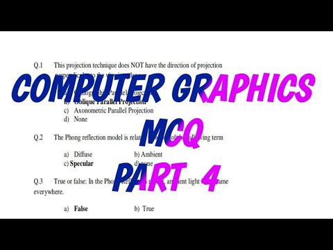 Computer Graphics MCQ Questions Part 4 - YouTube