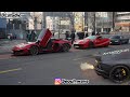 Supercars in Seoul 2022 - VOL.2 ( Aventador SVJ, 3x R8, V12 vantage , 370z, Huracan, Fire Aventador)