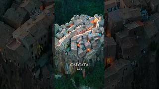 Calcata: Italy’s Hidden Medieval Gem #italy #italia #tuscany #calcata #shorts #trending #youtube